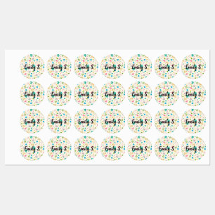 Floral Clothing Labels - Personalized