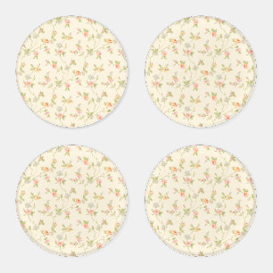 Floral Coaster Set