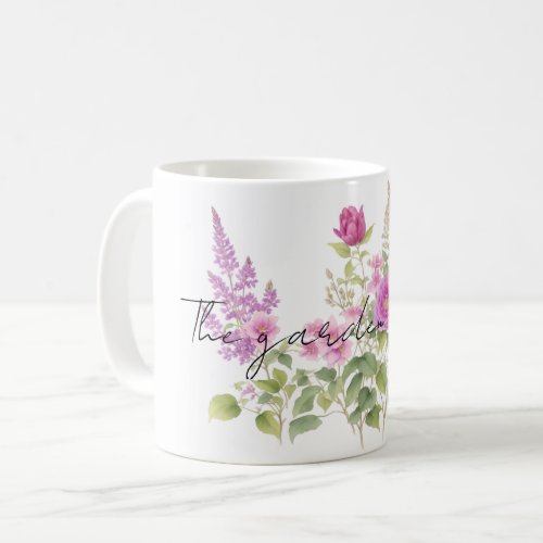 Floral coffee mug Wildflower boho style  Coffee M Coffee Mug