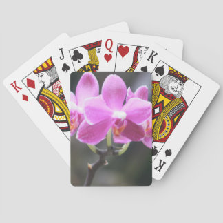 Floral collection poker cards
