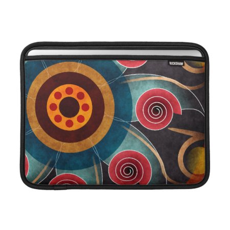 Floral Color Abstract Vector Art Macbook Air Sleeve For Macbook Air