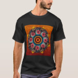 Floral Color Abstract Vector Art T-shirt at Zazzle