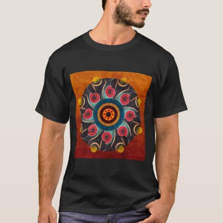 Floral Color Abstract Vector Art T-shirt