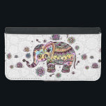 Floral Colorful Cute Elephant Illustration Wallet Phone Case For Samsung Galaxy S5<br><div class="desc">Cute colorful retro floral baby elephant illustration holding flower. If you need any help customizing any of my designs,  contact ArtOnWear designer. Free text formatting with live help available by request.</div>