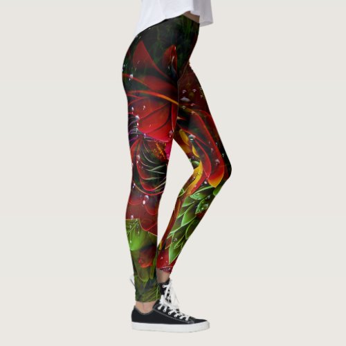 Floral colorful designe  leggings