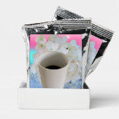 Floral Colorful Mug Design  Coffee Drink Mix (Pair)