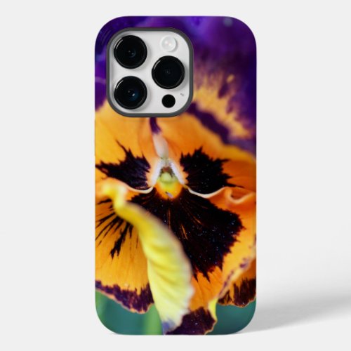 Floral Colorful Pansy Case_Mate iPhone 14 Pro Case