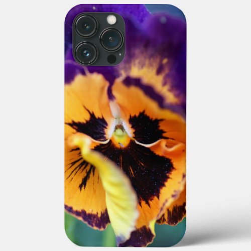Floral Colorful Pansy iPhone 13 Pro Max Case