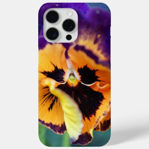 Floral Colorful Pansy iPhone 15 Pro Max Case