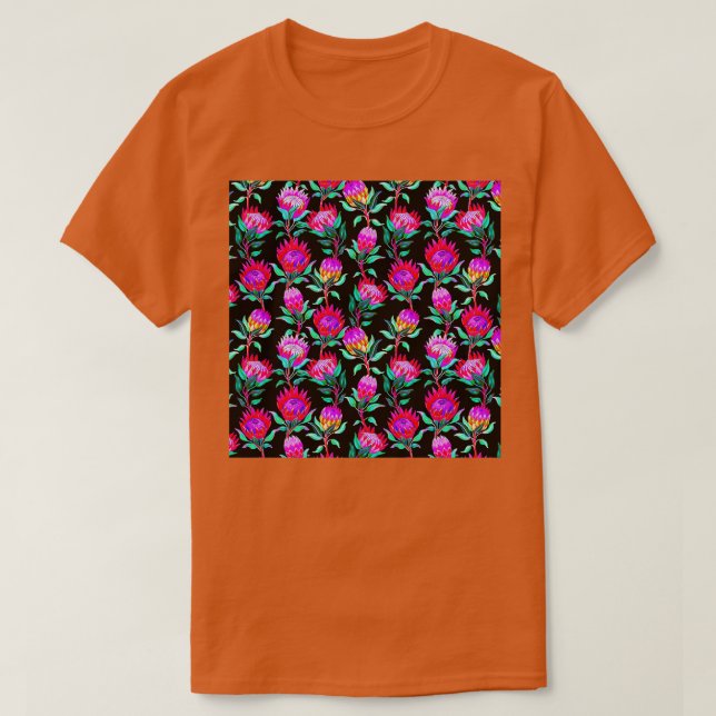 Floral Colorful Pattern T-Shirt (Design Front)