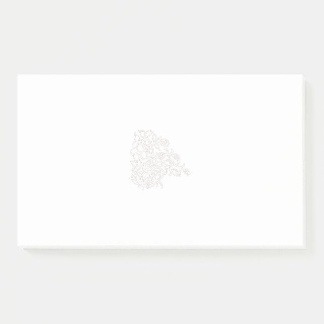 Floral & Colorful Post-It Notes | Cute Desk (Front)