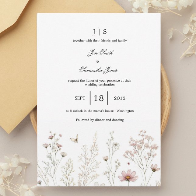 floral colorful summer invitation (Creator Uploaded)
