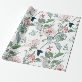 Floral Colorful Wrapping Paper