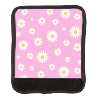 Floral Comfort Luggage Handle Wrap – Pink Daisies