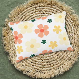 Floral comfy pillow