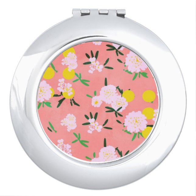 Floral Compact Mirror (Front)