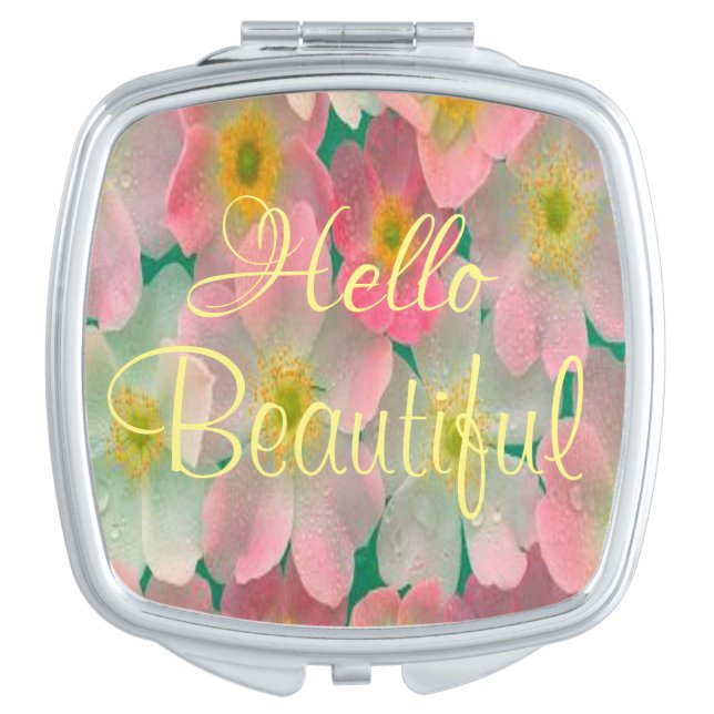 Floral Compact Mirror (Front)