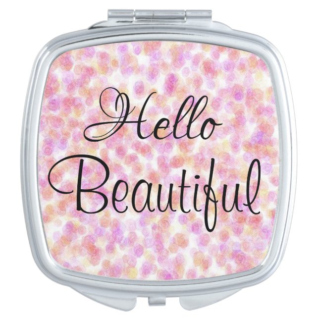 Floral Compact Mirror (Front)