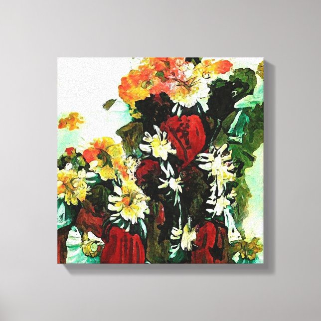 Floral Composition Canvas Print (Front)