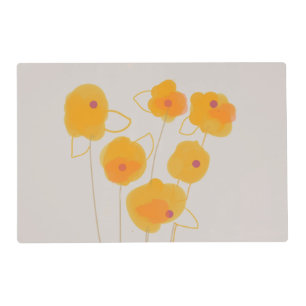 Floral composition Laminated Placemat