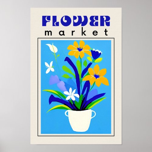 Floral Composition Poster