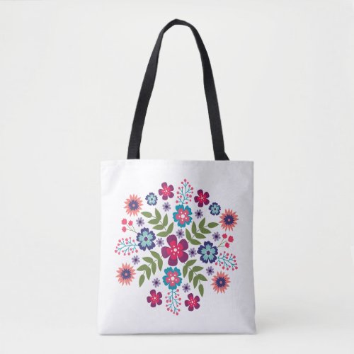 Floral Composition Tote Bag