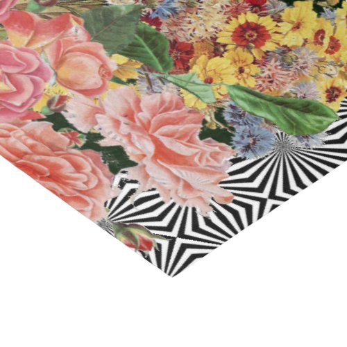 Floral Confetti Op Art Tissue Paper