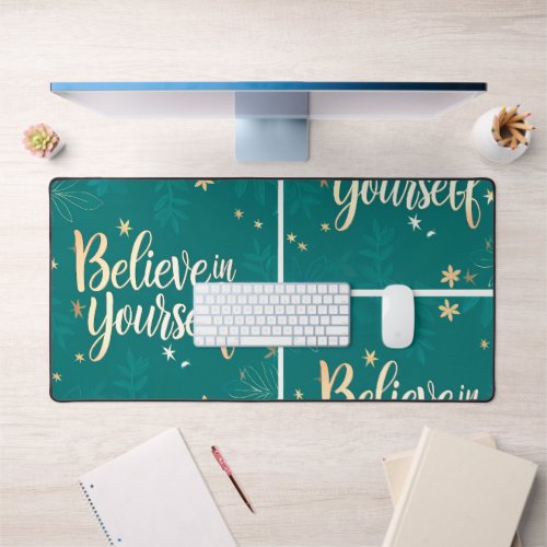 Floral Confidence Desk Mat