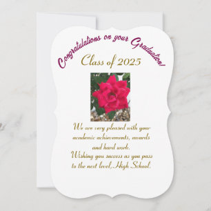 Floral, Congratulations, Graduation Card