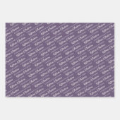 Floral Congratulations Wrapping Paper Sheets (Front 3)