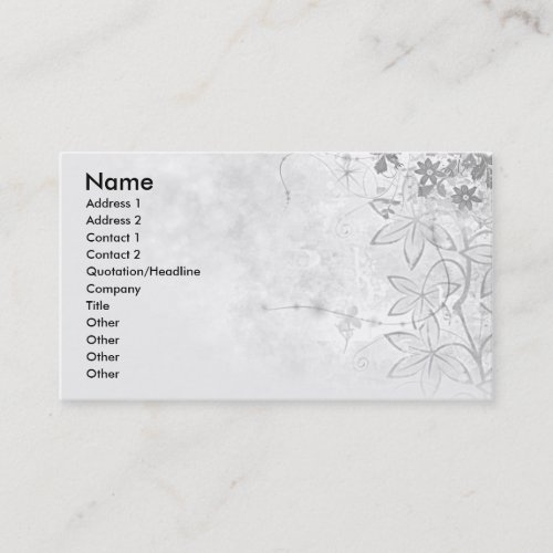 Floral-Corner-Business-Card Business Card Template