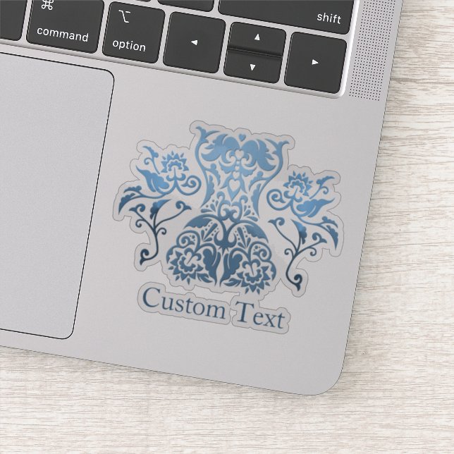 Floral Corset Damask Icon Sticker (Detail)
