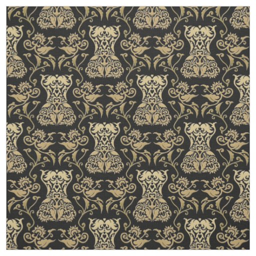 Floral Corset Damask Pattern Fabric