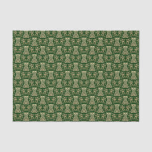 Floral Corset Damask Pattern Tissue Paper