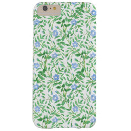 Floral Country-style Blue White Periwinkle Pattern Barely There iPhone 6 Plus Case
