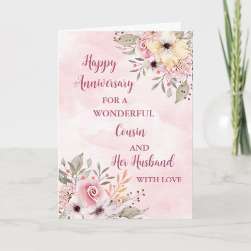 Floral Cousin and her Husband Wedding Anniversary