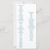 Floral Cross Book Mark (Back)