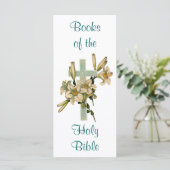Floral Cross Book Mark (Standing Front)