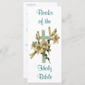 Floral Cross Book Mark (Front/Back)