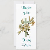 Floral Cross Book Mark (Front)