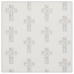 Floral Cross Fabric