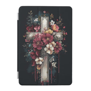 Floral Cross iPad Mini Cover