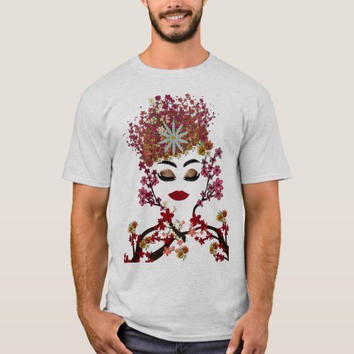 Floral Crown Beauty T_Shirt