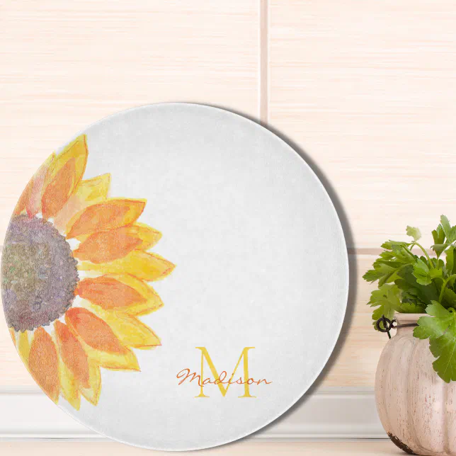 Discover Floral Custom Cutting Board