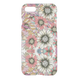 Floral Custom iPhone 7 Clearly™ Deflector Case