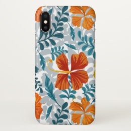 Floral Custom iPhone X Glossy Case