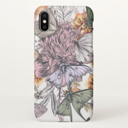 Floral Custom iPhone X Matte Case