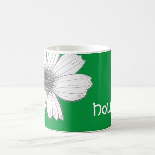 Floral Custom Name Irish green Coffee Mug