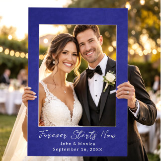 Floral Custom Wedding Photo Selfie Frame