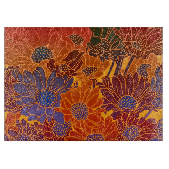 Floral Cutting Board (Front)